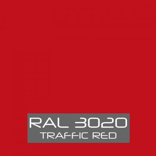 RAL 3020 Traffic Red tinned Paint